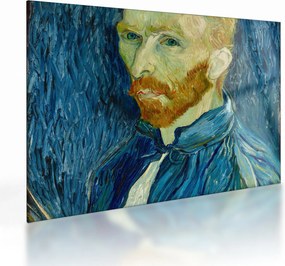 Obraz na szkle - Vincent van Gogh, Self-Portrait, reprodukcje (70x50 cm)