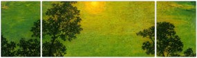 Obraz - Imitator of Ralph Albert Blakelock, Moonlight, reprodukcje (170x50 cm)