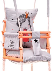 Dziecięca huśtawka dla dziewczynki 3w1 M7-C08