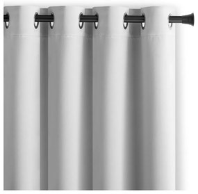 Biała zasłona zaciemniająca 140x245 cm Eyelets – Restilo