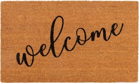 Wycieraczka Kokosowa 40x60 cm Welcome dekoracyjne antypoślizgowa pod Drzwi