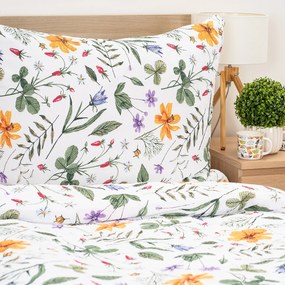 4Home Pościel z kory Wildflower Bliss, 140 x 220 cm, 70 x 90 cm