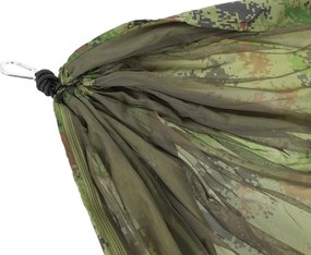 Hamak turystyczny z moskitierą SANTIAGO 260x140 cm, zielony