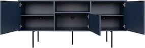 Ciemnoniebieska szafka pod TV 180x79x50 cm Bau – noo.ma