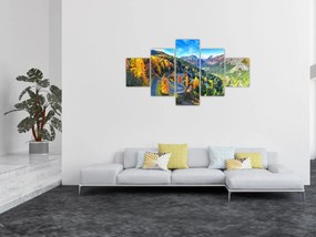Obraz - Przełęcz Malajska (125x70 cm)