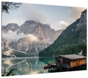 Obraz - Lake Prags (70x50 cm)