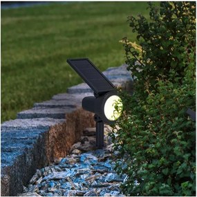Eglo 901069 - LED RGBW ściemnialna lampa solarna SAMBUCO LED/3W/4,5V IP44 czarna + pilot