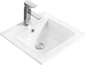 Mexen Stella umywalka wpuszczana w blat 41 x 41 cm, biała - 25454100