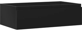 Mexen Orio szafka łazienkowa podumywalkowa 80 cm, 1 szuflada, czarna mat - 91A10-08023-1-BF71