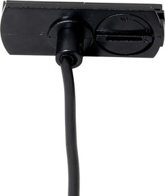 Nowoczesna czarna lampa wisząca do systemu szynowego jednofazowego - Iconic Frini