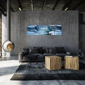 Obraz - Wodospad Bogów, Islandia (170x50 cm)