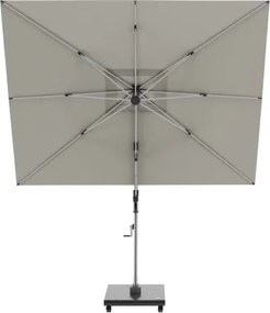 HYPERION 330 x 240 cm – luksusowy, huśtawkowy parasol ogrodowy z bocznym drążkiem : Kolor parasola - Sandy