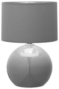 Lampa stołowa PALLA 1xE27/15W/230V szare