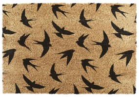 Wycieraczka z włókna kokosowego 60x90 cm Swallows – Artsy Doormats