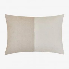 Poduszka Prostokątna 40x60 Cm Z Bawełny Louisa Biała - Nature - Sklum