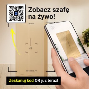 Szafa biurowa z zamkiem JAN, 900 x 1850 x 400 mm, Fresh Style: beżowa