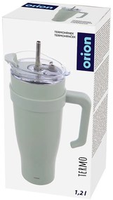 Szałwiowy kubek termiczny ze słomką 1,2 l Termo – Orion