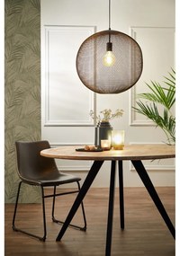 Lampa wisząca w kolorze matowej czerni z metalowym kloszem ø 50 cm Reilley – Light &amp; Living
