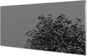 Szklany Panel Harmonijne Nuty