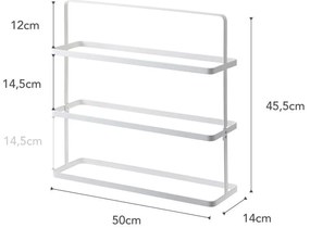 Biały metalowy regał na buty Tower – YAMAZAKI