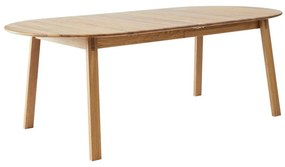 Naturalny rozkładany stół z litego drewna dębowego 100x220 cm Amalfi – Hammel Furniture