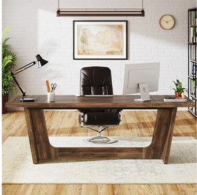 Biurko komputerowe, 180 x 79 x 75 cm Biurko na laptopa, stół do nauki, stolik na laptopa