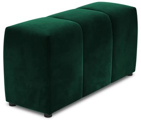 Zielony aksamitny podłokietnik do sofy modułowej Rome Velvet – Cosmopolitan Design
