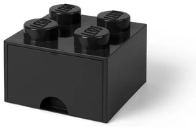 Czarny kwadratowy pojemnik LEGO®