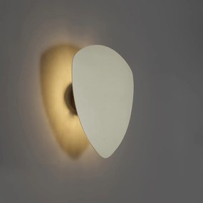 Designerski kinkiet beżowy organiczny 32 cm 2-źródła światła - Pulley