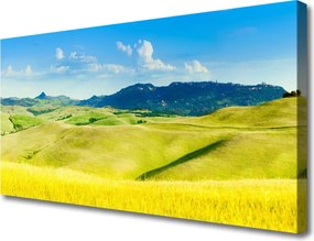 Zdjęcie na płótnie Sielska Osada u Stóp Gór