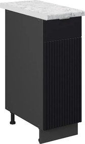 Szafka apteczna czarne paski 30x60x82 fame-line