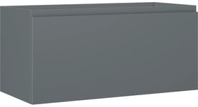 Mexen Orio szafka łazienkowa podumywalkowa 100 cm, 1 szuflada, grafit mat - 91A10-10047-1-BF66