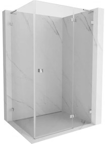 Mexen Lunar L kabina prysznicowa uchylna prawa 85 x 90 cm, transparent, chrom - 834L-085-090-01-00-P