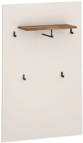 Wieszak ścienny z półką kaszmir + dąb castello A1-R78
