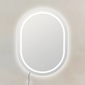 Lustro ścienne z oświetleniem 60x80 cm – Ixia