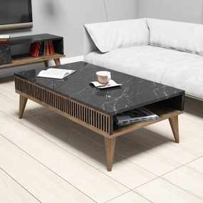 Stolik kawowy Milan Walnut Black