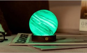 Brązowa/w ciemnym naturalnym kolorze dekoracja świetlna na USB ø 8 cm Polar Cloud – Gingko