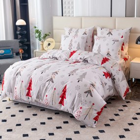 PrzytulneMieszkanie.pl PrzytulneMieszkanie.pl Pościel z mikrofibry JINGLE biała Rozmiar pościeli: 70 x 90 cm | 140 x 220 cm