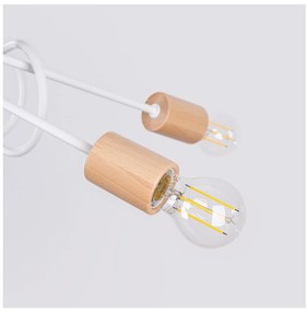 Lampa sufitowa w naturalnym kolorze 15x61 cm Tumber – Nice Lamps