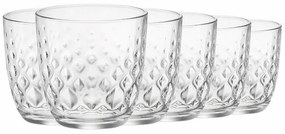 Bormioli Rocco 6-częściowy komplet szklanek Glit, 300 ml, 300 ml