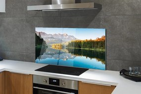 Panel Szklany Jezioro w Niemieckich Alpach