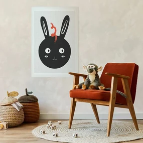 Plakat Królik widzi wszystko 29,7x42 cm bez ramy z marginesem ARTGEIST B