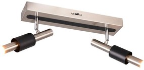 Lampa punktowa LED w czarno-srebrnym kolorze 20,5x42 cm Ikaris – Trio Select