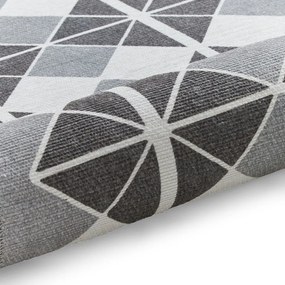 Szary chodnik odpowiedni do prania 61x170 cm Victoria Dark – Think Rugs