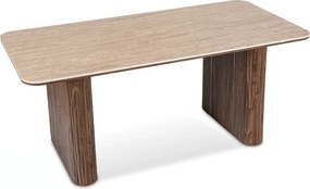 Stół Prostokątny ARAMIS 180 cm Trawertyn/Orzech Nowoczesny