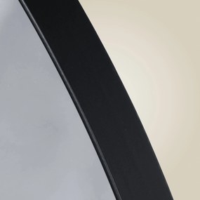 Lustro okrągłe NOOR, metalowa rama, Ø 80 cm