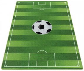 Dywan dziecięcy Play boisko zielony 100 cm x 150 cm