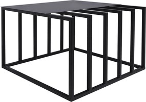 Stolik kawowy Tiglio Black w minimalistycznym stylu