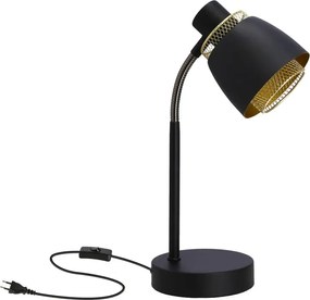 Industrialna czarna lampka na biurko - D184-Ajaks