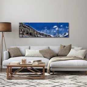 Obraz - Górskie miasteczko (170x50 cm)